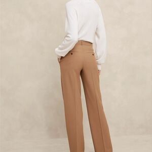 Banana Republic Tan Sculpted Straight Pants